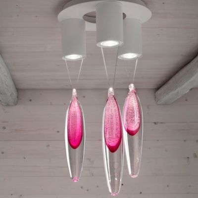 Anima 3-Light Flushmount by Masiero - Starlight Lighting USA and Canada